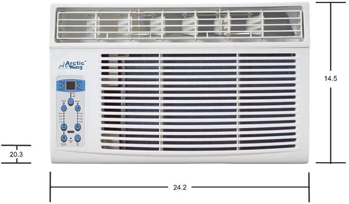 Amazon Com Arctic King Aktw08er51 8 000 Btu Air Conditioner Thru The Wall Heat Cool 115v Home Kitchen
