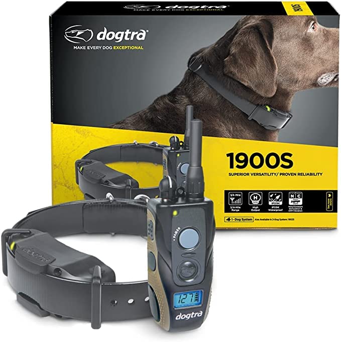 Dogtra 1900S Remote Dog Training Collar with Free Quick Snap Bung...