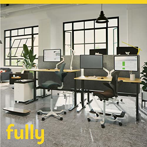 Image of Fully Jarvis Monitor Mounting Arm - fits up to 32 inch Computer Display (Single, Black)