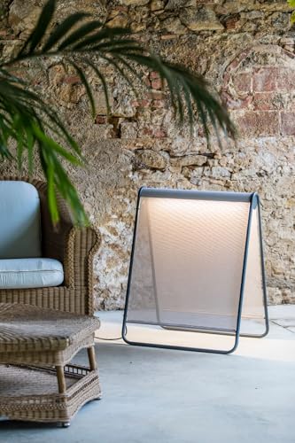 Lámpara de pie de salón Cadaqués Beige para iluminar zonas de lectura 3