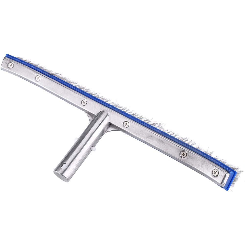 Cepillo para piscina, limpiador de suelo con marco de acero inoxidable para spas y mantenimiento dom¨¦stico