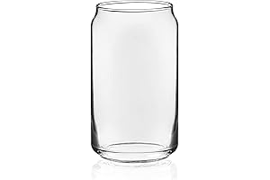 16 oz Beer Can Glass Constructed With Durable Reinforced Glass