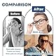 Qufiiry 20 Paare Nasenpads Brille Selbstklebend, Antirutsch Brillenpads Adhesive Nasenpads, Nasenpads für Brille Selbstklebend, Silikon Nasenpads für Brillen und Sonnenbrillen Transparent