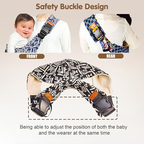 baby sling carriertoddler carrier 2025 new baby slingportable and lightweight slingnon-slip hip seat carrying 10-30lbsblack
