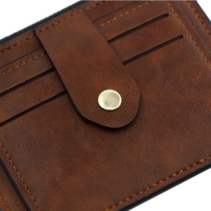 Small Wallet for Women Genuine Leather RFID Blocking Card Holder Organizer Pocket Compact Bifold Ladies Mini Purse (Black)3