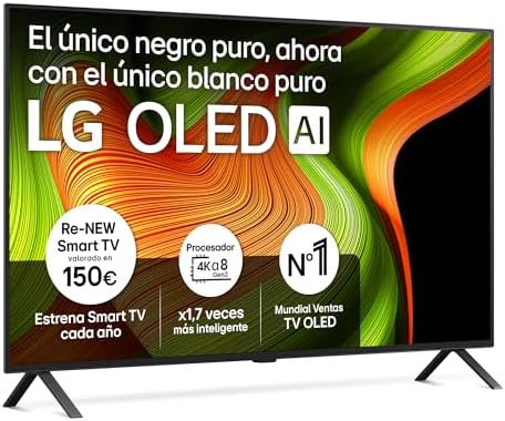 LG OLED55B56LA - TV 55", OLED 4K, Smart TV AI B5, WebOS 25, Super...