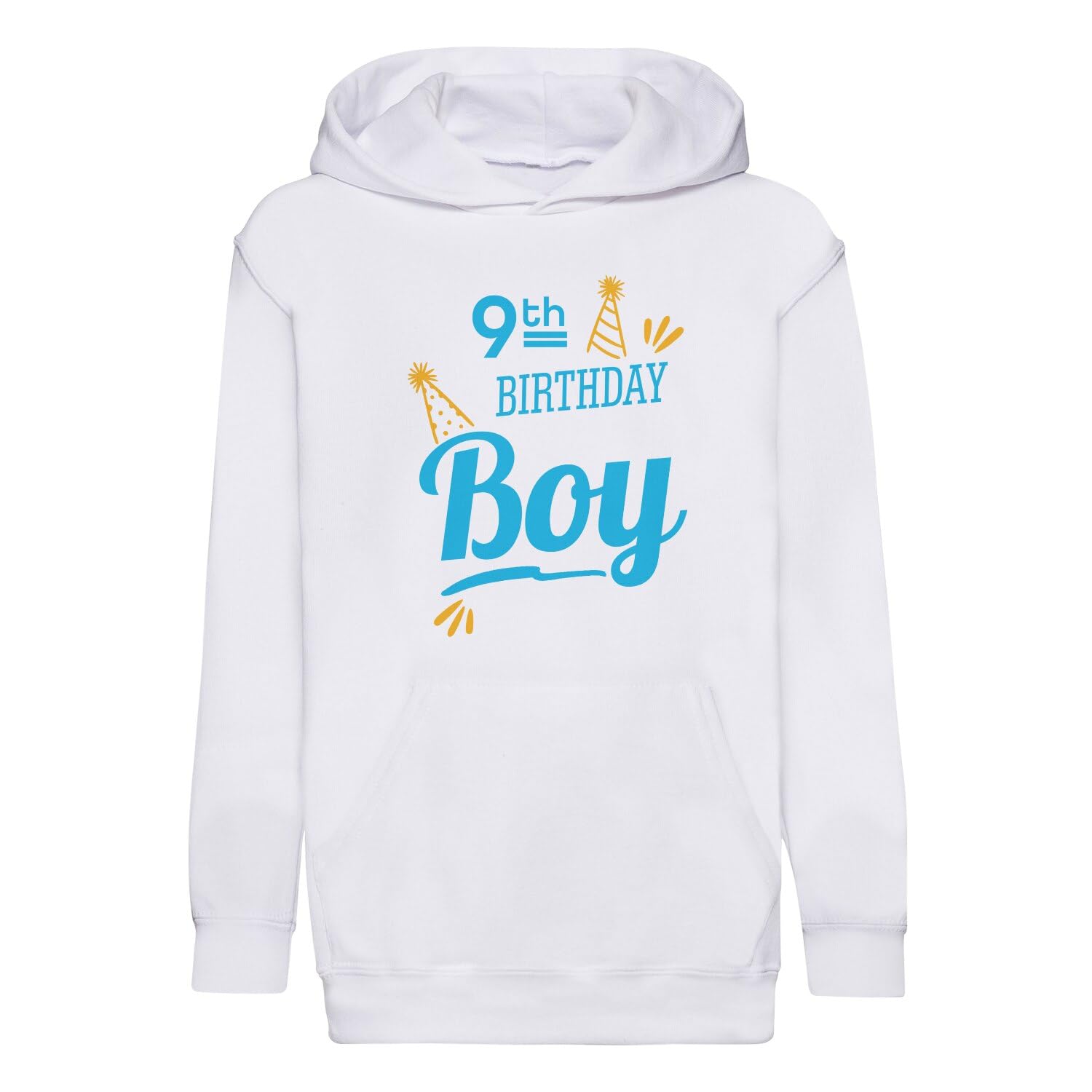 Sweat à capuche enfant premium qualité supérieure anniversaire 9 ans garçon