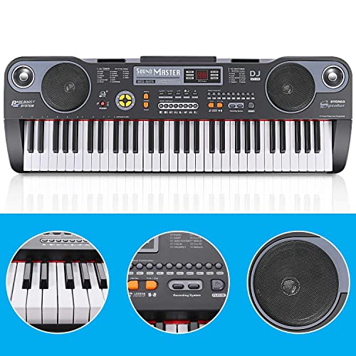 Foxsport Piano Numérique Enfant, Piano Électronique 61 Touches Microphone, 200 Sons Intégrés, 60 Morceaux de… - Les Beatles, Paul McCartney, John Lennon, RIngo Starr, George Harrison Foxsport Piano Numérique Enfant, Piano Électronique 61 Touches Microphone, 200 Sons Intégrés, 60 Morceaux de… – Image 7