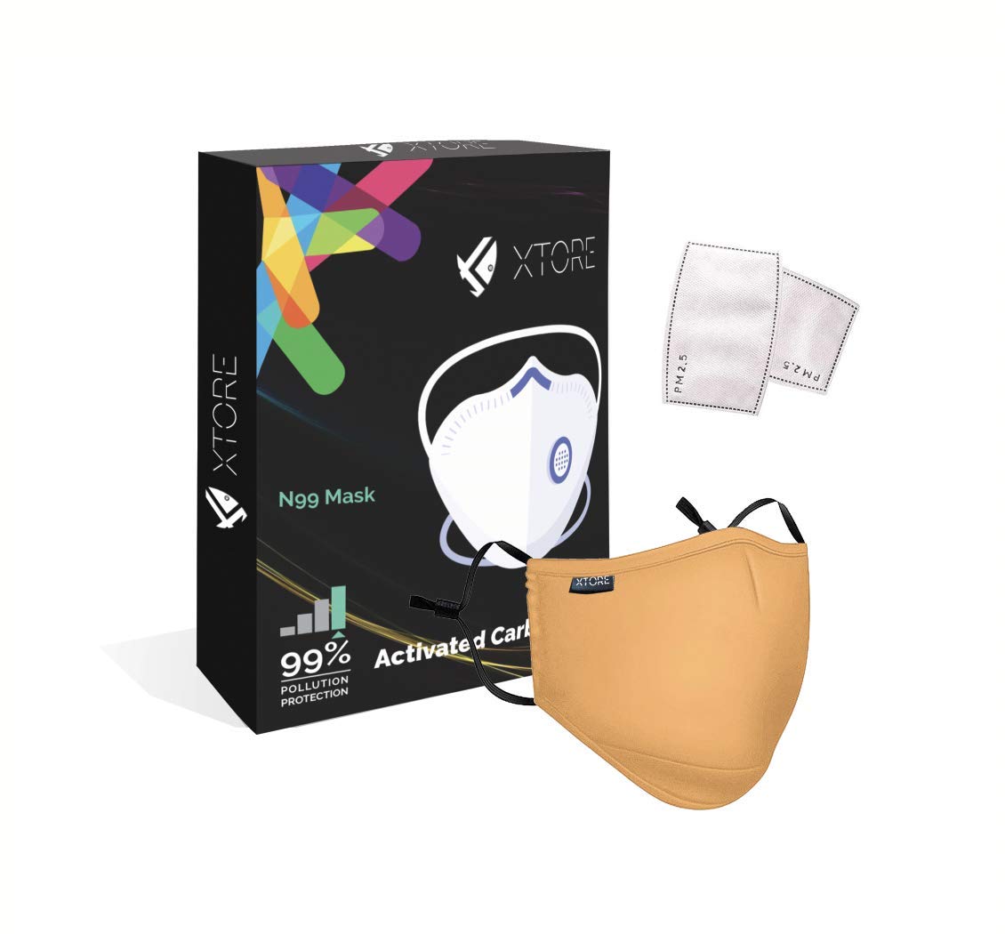 See full amazon price history chart for Xtore Certified N99 FDA CE Washable Mask with Replaceable 5 layer filter | Without Valve (1 mask 2 Filter, Apricot Orange) Xtore Certified N99 FDA CE Washable Mask with Replaceable 5 layer filter | Without Valve (1 mask 2 Filter, Apricot Orange) (B08GZG1VKC) Amazon Price History, Amazon Price Tracker