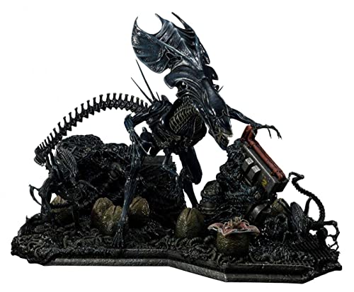 Aliens Premium Masterline Series - Figura Decorativa (71 cm), diseño de Reina Alien Battle Diorama