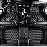 Custom Floor Mats for BMW 1 2 3 4 5 6 7 8 Series X1 X2 X3 X4 X5 X6 X7 SUV i3 i4 i8 iX iX3 M1 M2 M3 M4 M5 M6 M7 M8 X3M X4M X5M X6M GT Z4 All Weather Leather Car Mats (All Black)