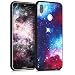 Produktbild kwmobile Huawei P20 Lite Hülle - Handyhülle für Huawei P20 Lite - Handy Case Cover Schutzhülle - Space Design Mehrfarbig Pink Schwarz