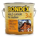 Volltransparente, wässrige, wasserdampfdurchlässige, dünnschichtige Holzlasur.