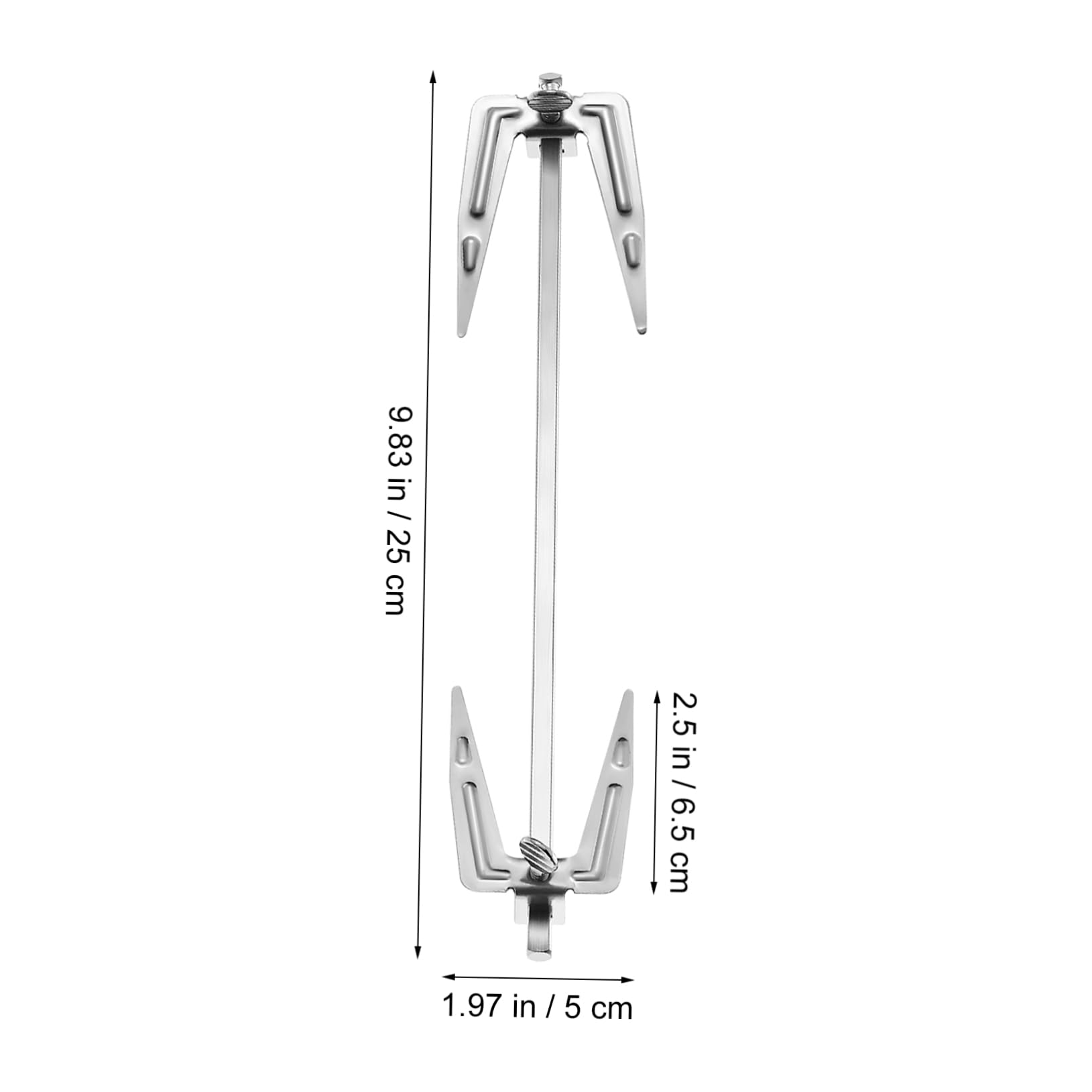 Totority Rotating Spit Fork for Air Fryer Stainless Steel Whole Chicken Skewer Rotisserie Fork Easy to Use Clean
