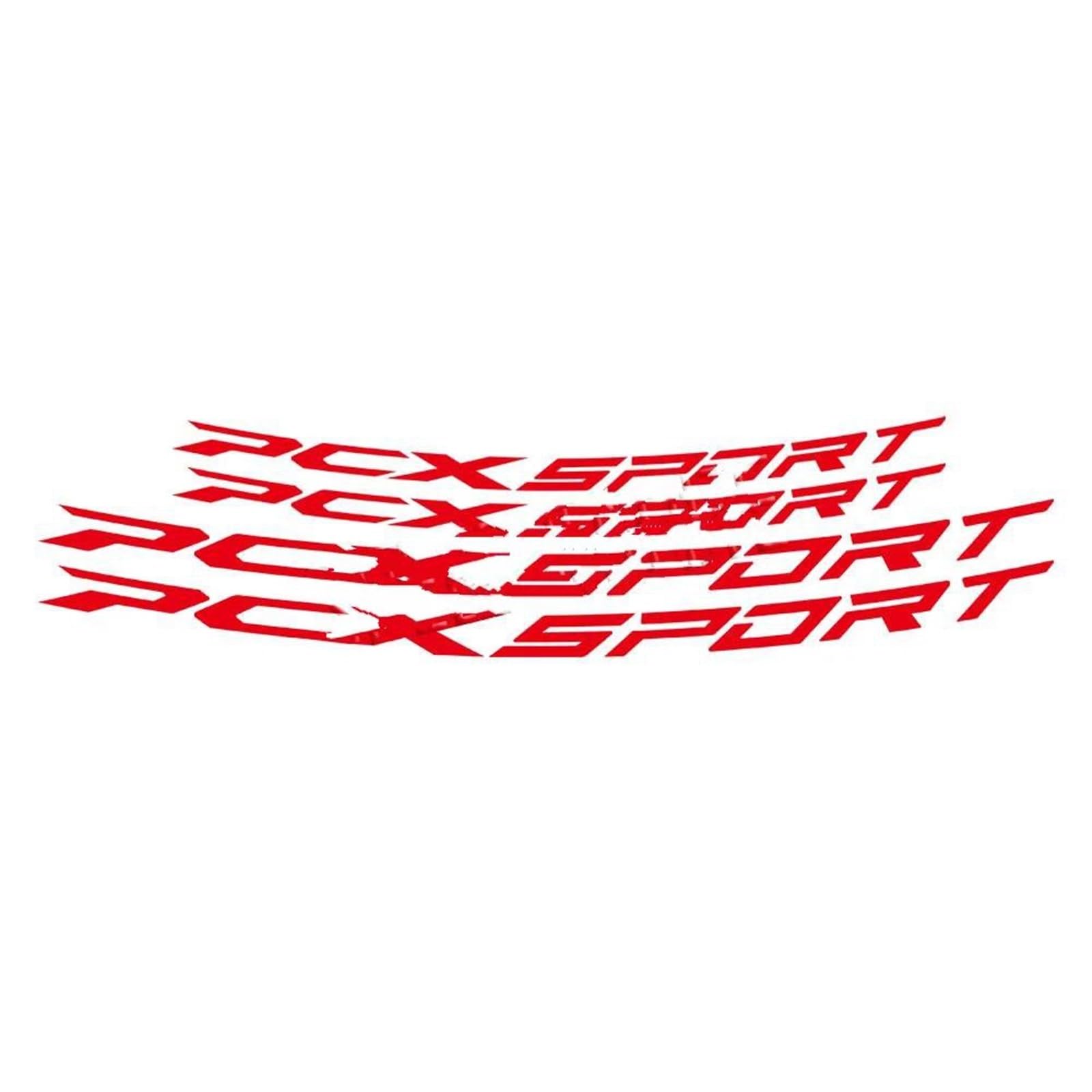 Reflective Motorcycle Wheel Stickers Hub Decals Rim Stripe Tape for PCX125 Pcx 125 PCX150 150(Color6)