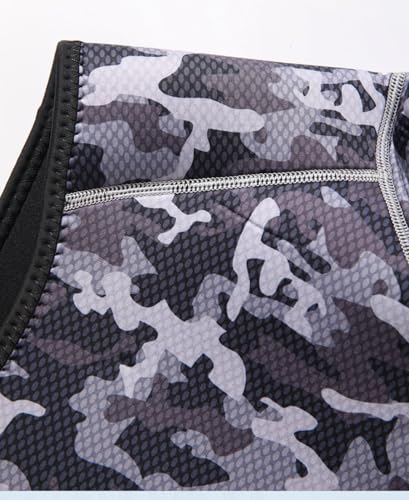 Men Women 3MM Sleevesless Diving Vest, Black/Camouflage Hooded Diving Suit Warm Surfing Swimming Snorkeling Suit Drifting Jacket miniatura 4