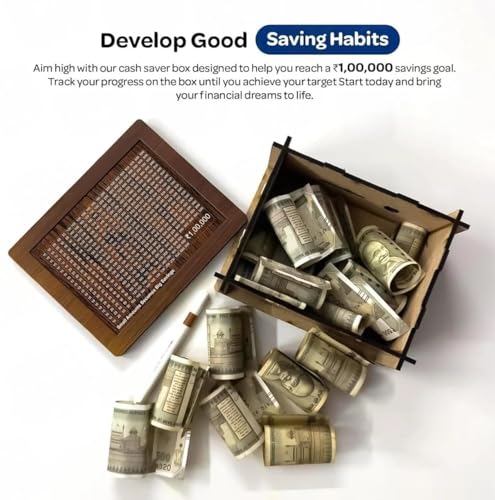 Generic Wooden ₹1,00,000 Savings Box - Image 7