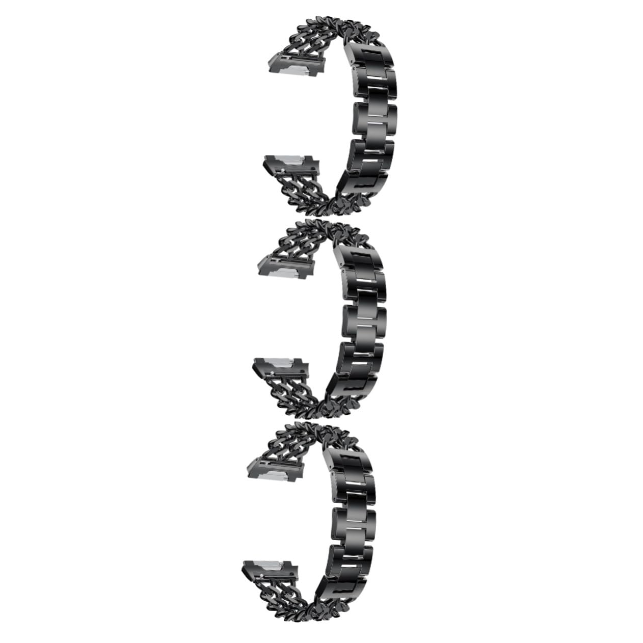 Housoutil Lot De 3 Bracelets De Rechange Pour Montre Connectée Double Rangée De Chaînes Compatibles Avec Les Bracelets Réglables Pour Femmes