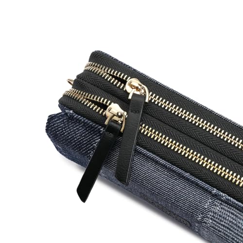 Image of Lanyani RFID Crossbody Wallet Wristlet Purse with Phone Pocket For Women Vegan Leather
