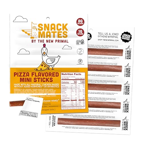 New Primal Snack Mates Pepperoni Pizza Chicken Sticks