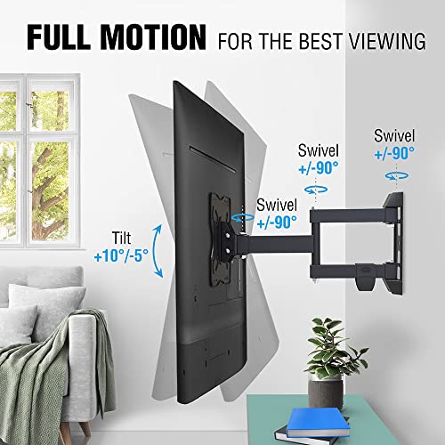ELG, FULL20_PRO, Suporte de Parede Multiarticulado, Movimentação Total para TVs de 15'' a 58'',