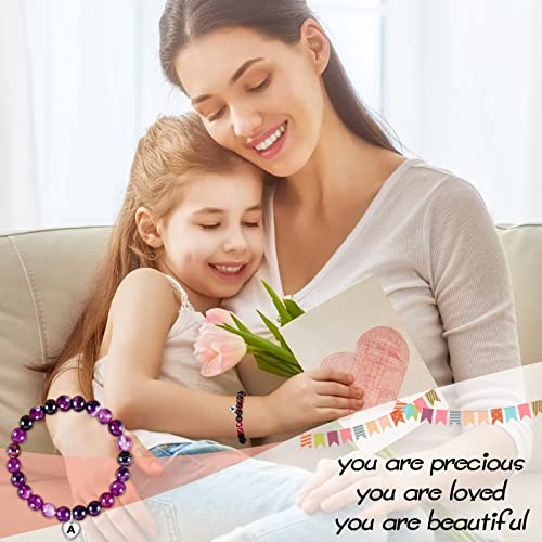 Storup Daughter Gift From Mom, Tiny Letter K Heart Charm Bracelets Daughter Bracelets Gifts For Daughter Girls Jewelry Birthday Valentines Mothers Day Gifts For Daughter/Granddaughter/Daughter In Law #TOP1