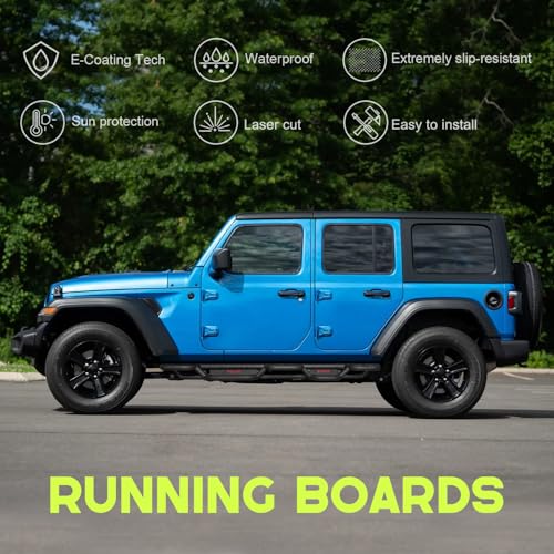 Estribos para Jeep Wrangler JL 2018-2025 Juego 2 miniatura 6