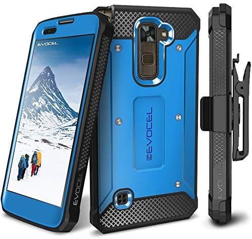 Evocel Explorer Series Phone Case Compatible with LG G Stylo 2, LG G Stylo 2 Plus with Belt Clip Holster and Slim Profile, Blue
