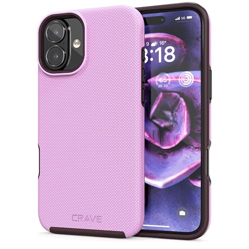 Image of Crave Dual Guard Compatible with iPhone 16 Plus Case, Compatible with MagSafe Shockproof Protection Dual Layer Case for Apple iPhone 16 Plus (6.7 inch) - Lilac