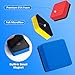 EAONE 48 Pack Dry Erase Eraser, Magnetic Whiteboard Cleaner Mini Chalkboard Cleansers for Classroom, School, Office, Home (4 Color Assorted, 1.97 x 1.97 Inch)