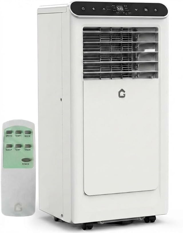 Garvee 10 000 BTU Portable Air Conditioner 3-in-1 Portable AC Unit with Cool Dehumidifier Fan Modes Covers Rooms