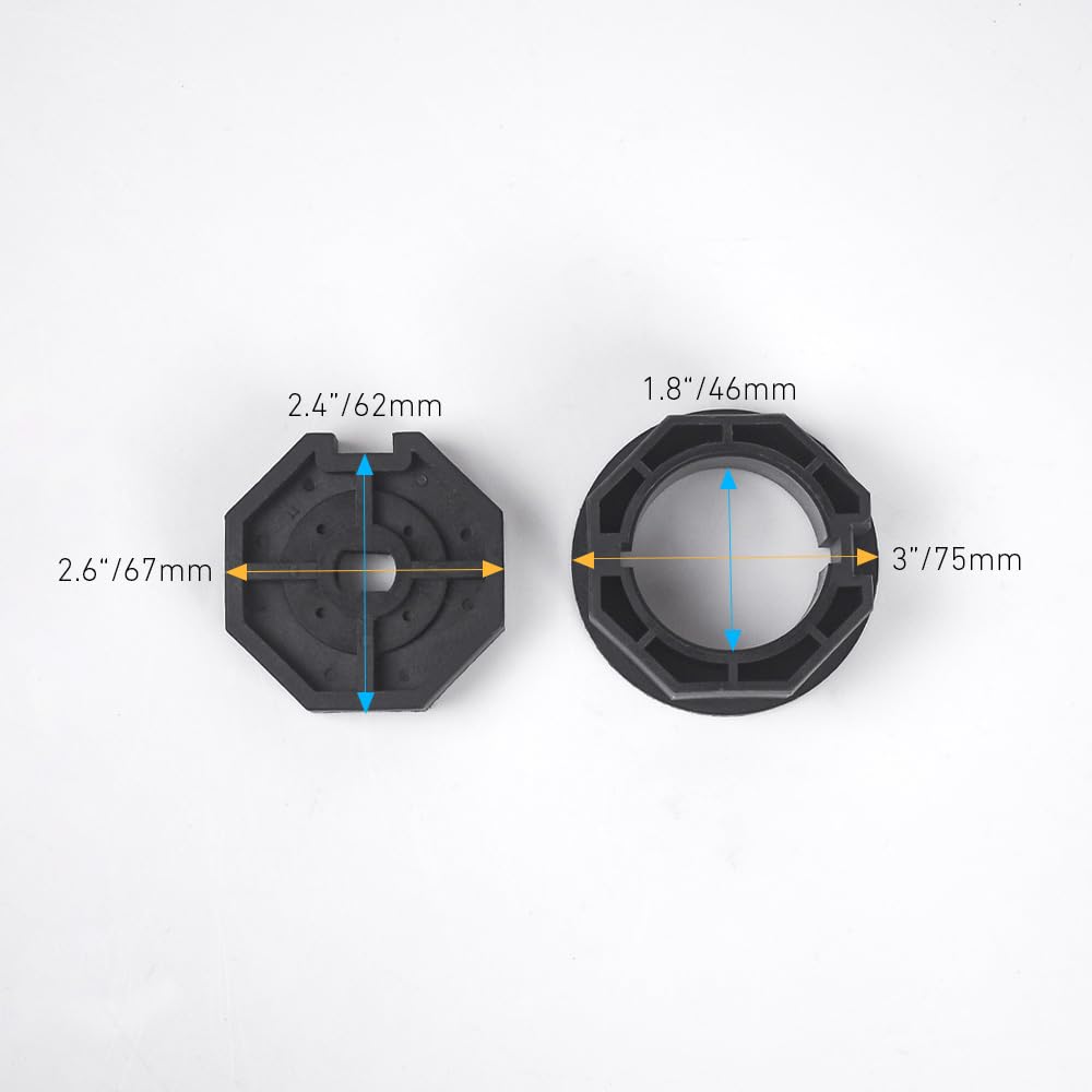 70mm Octagonal Tubular Motor Accessories Rubber Crown and Drive Adapter for 45mm Tubular Motor Rolling Shutter Drive Accessories