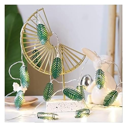 Guirlande lumineuse lierre forgé LED à pile pour décoration suspendue