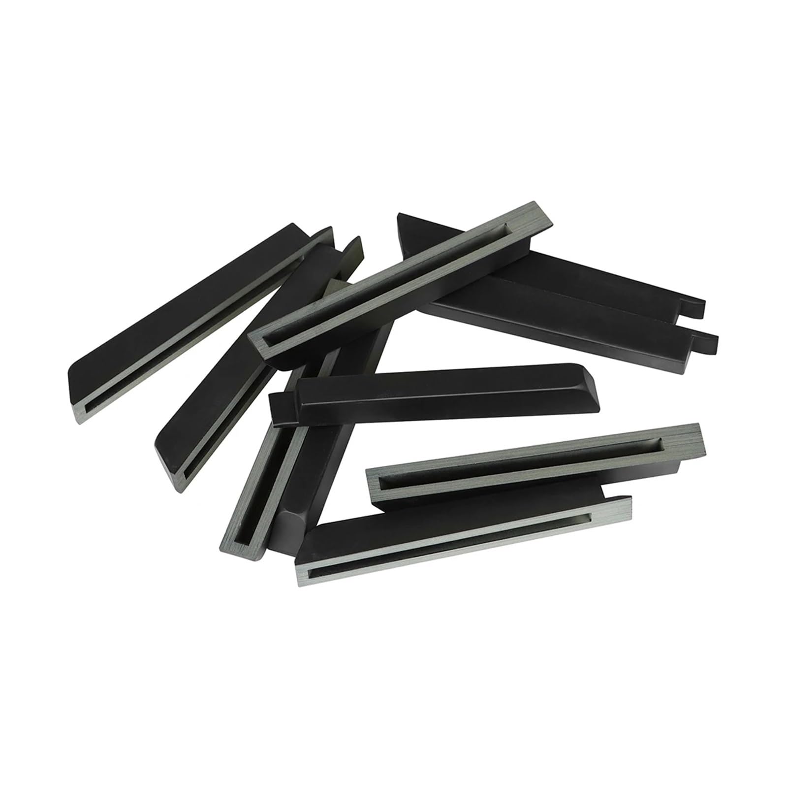 10 pezzi di tasti del pianoforte 10 cm tasti neri nero opaco riparazione del pianoforte parti di ricambio tasti del pianoforte tastiere strumenti accessori(20 pcs)