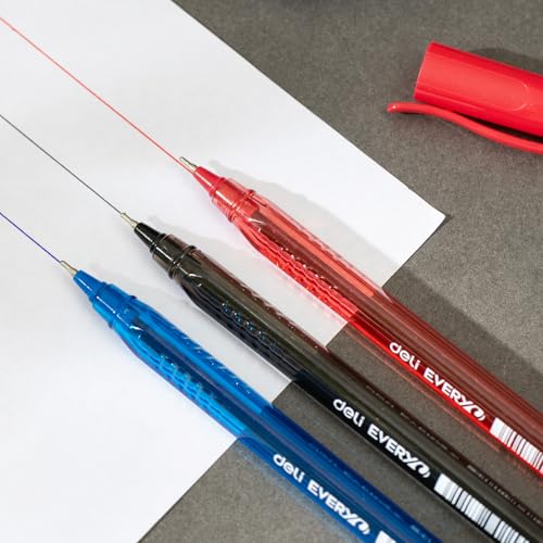 ديلي قلم كروي بطرف صغير 0.7 ملم ازرق 50 قطعة