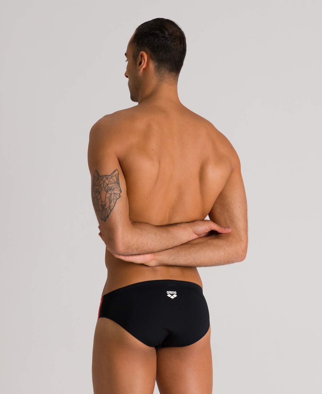ARENA Maillot de Bain D'entraînement Athlétique 7,6 Cm Imprimé Couleur Équipe Slip de Bain Homme (Lot de 1)