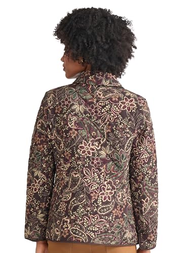 Jones New York Women's Quilted Printed Blazer4