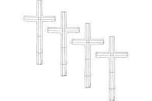 Cross Wire Wreath Frame (4 Pack)