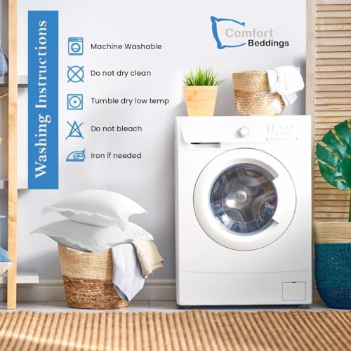Image of 100% Organic Cotton Pack of 2 Travel Pillowcases 12x16 White Pillow Cases with Zipper Closure, Crisp Percale Weave, Soft & Cooling Pillow Covers (Size-12x16, White)