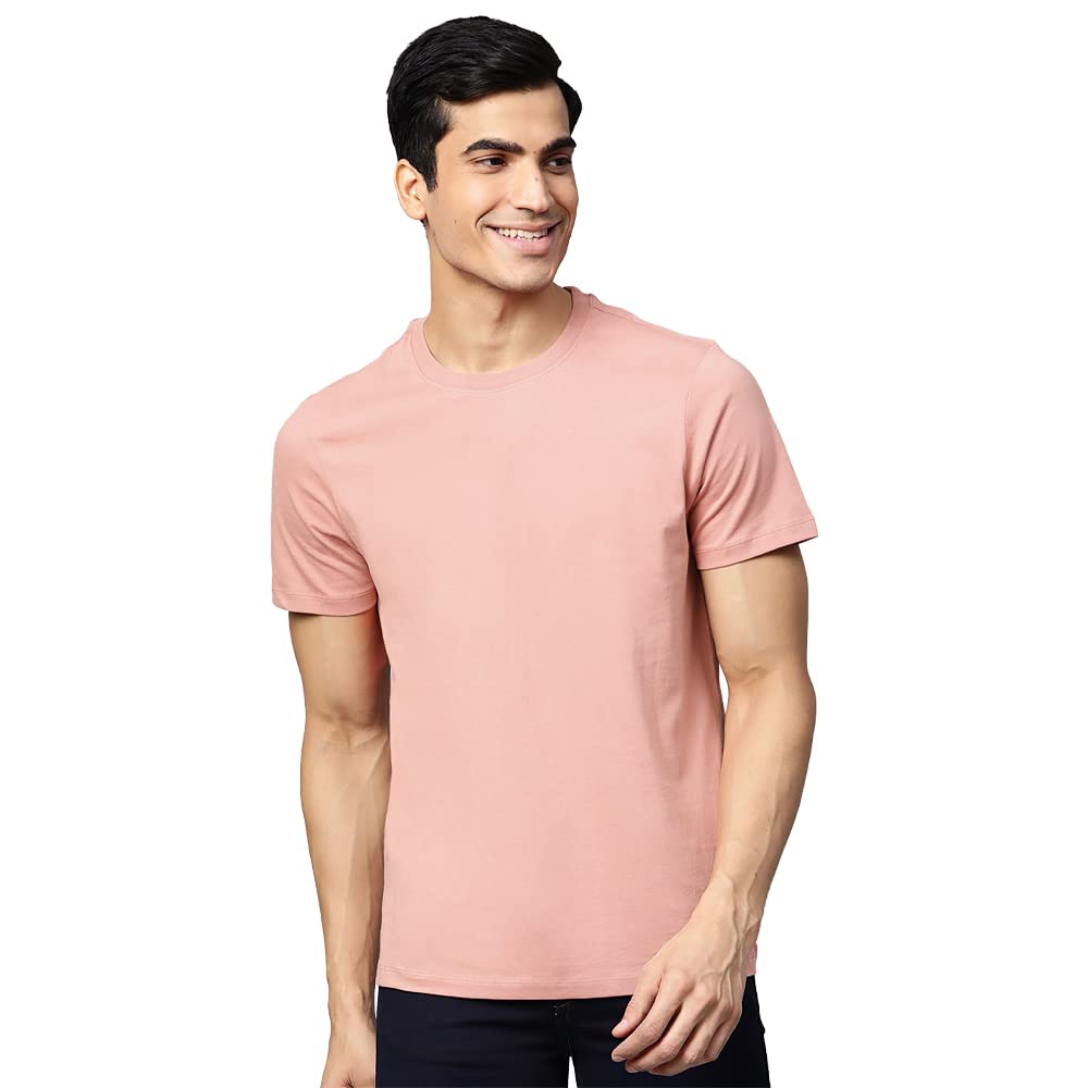 FINACHIPremium Cotton T-Shirt (Peach Color)