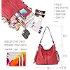 Hobo-Bags-for-Women-Large-Concealed-Carry-Purses-and-Handbags-Faux-Leather-Crossbody-Satchel-Shoulder-Bag-with-Gun-Holster Montana West Hobo Bag for Women Large Vegan Leather Purses and Handbags Tote Bags Crossbody Shoulder Bags With Holster MWC-G1001RD