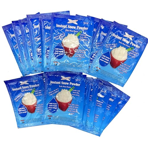 Instant Snow Powder for Crafts, DIY Projects, Educational Demonstrations, Snowflakes,