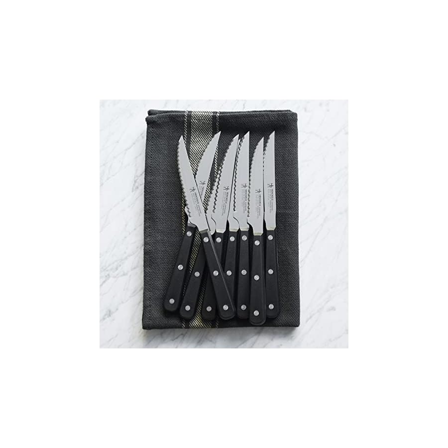 HENCKELS-Razor-Sharp-Steak-Knife-Set-of-8-German-Engineered-Informed-by-100-Years-of-Mastery HENCKELS Razor-Sharp Steak Knife Set of 8, German Engineered Informed by 100+ Years of Mastery,Black