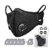 Produktbild Staubschutz Mundschutz mit Atemventil und 6 Aktivkohle Filtern, waschbar und Wiederverwendbar für Laufen, Radfahren, Outdoor-Aktivitäten