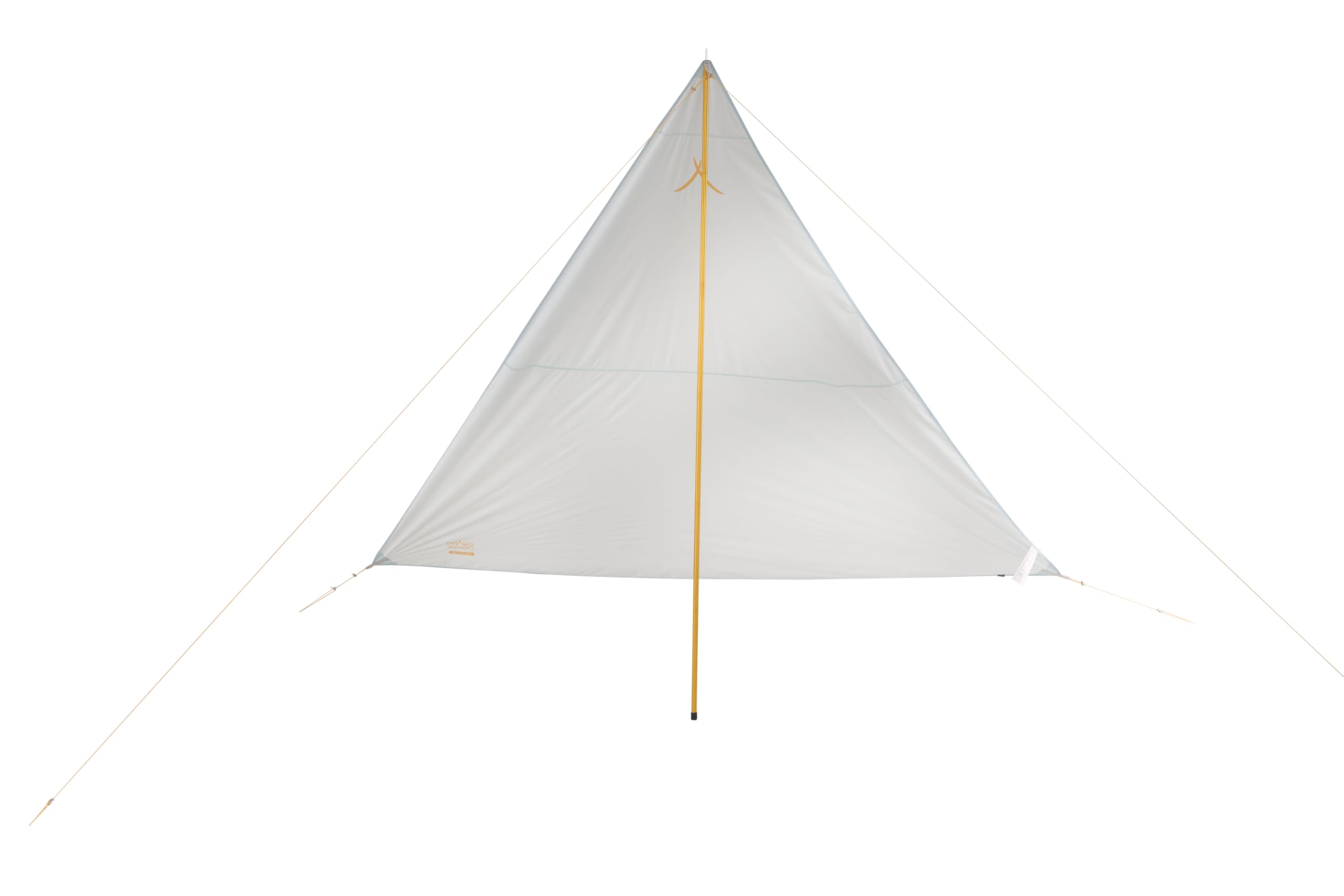 GRAND CANYON Zuni RAY PRO/Dreieck-Tarp 350×316 cm/Ultraleichtes Shelter für Zelt, Biwak & Outdoor/Inkl. Alu-Stange, Heringe & Abspannseile/Wasserdicht & UV 50+AG29