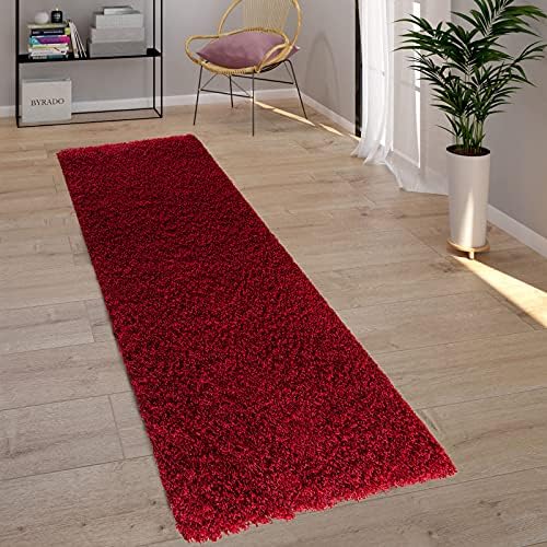 renoazul® Shaggy Rug Living Room Hallway Carpet Runner Soft Touch Thick Pile, 200x290 Kitchen Bedroom Area Rug Non Shedding (Teal Verona Shaggy Rug)