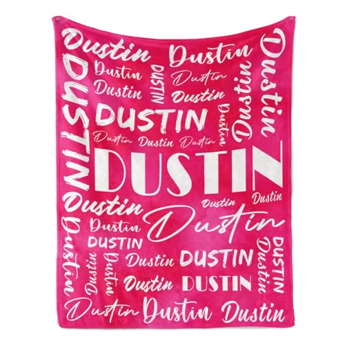 Name Blanket Personalized Name Blanket Customized Blanket with Name Text for Adult Kid Birthday Christmas Mothers Fathers Valentines Day Gift