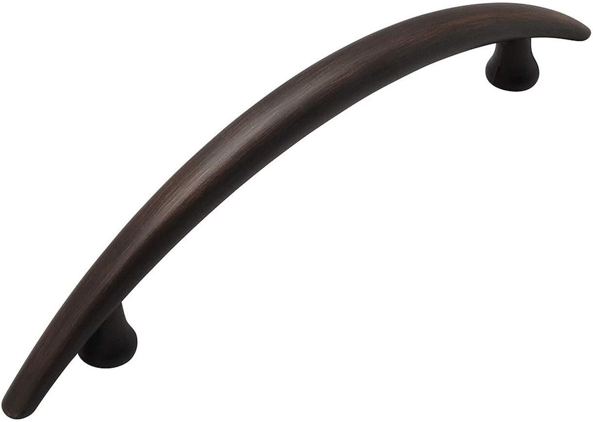 Cosmas 25 Pack 1832ORB Oil Rubbed Bronze Modern Cabinet Hardware Arch Bow Handle Pull - 3-3/4" Inch (96mm) Hole Centers
