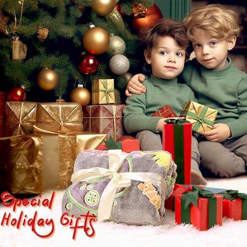 Image of Birthday Gifts for Boys Age 8-15, Gamer Gifts for Men Boys Teen, Glow in The Dark Gaming Blanket, Game Controller Throw, Gaming Room Decor, Gamer Dad Graduation Presents for Teens 50 inchx60 inch