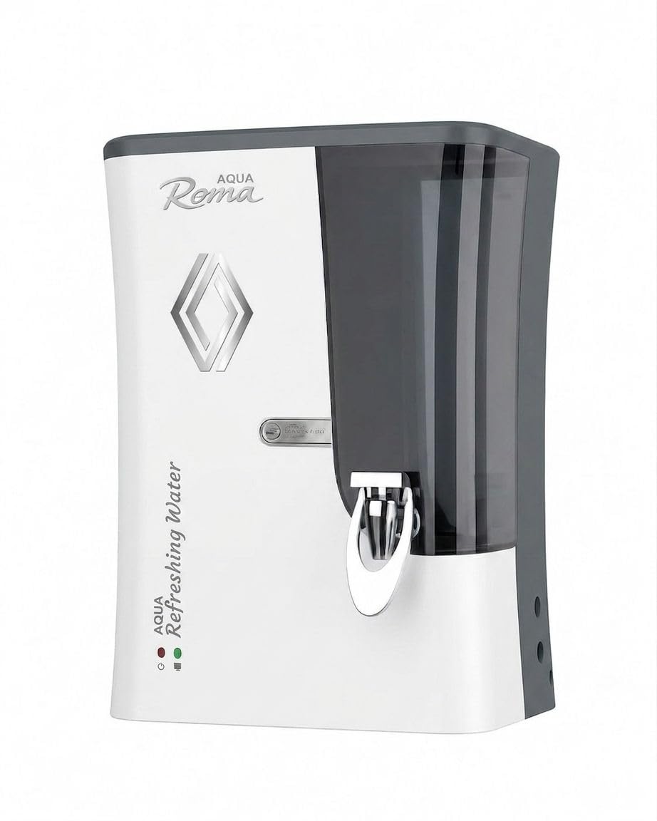 AQUA ROMA RO + B 12 Alkaline + Copper Water Purifier for Home | 7-Stage Purification | 9L Storage Tank | ISI Certified Water Purifier Filter For Home Office(WHITE)-picture-15